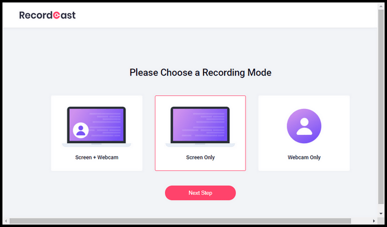 RecordCast Game Screen Recorder.