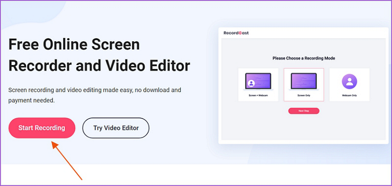 How to Record Screen on Mac with Liston - Step 1