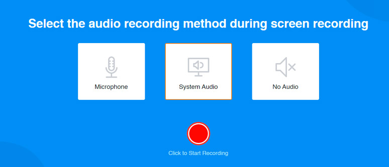 Online Screen Recorder with Audio  - Liston