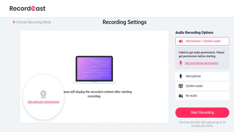 Record with Liston - Step 3